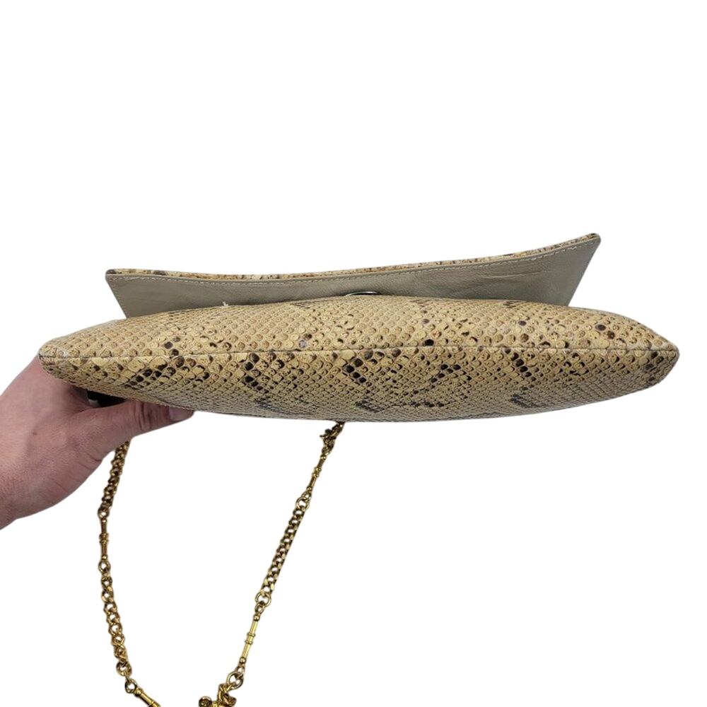 Vintage Susan Gail Genuine Snakeskin Shoulder Bag Leather Drop 14" - Picture 7 of 9